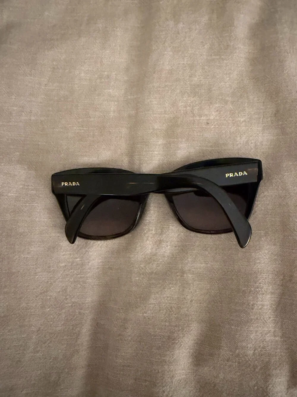Prada Black Cat-Eye Sunglasses